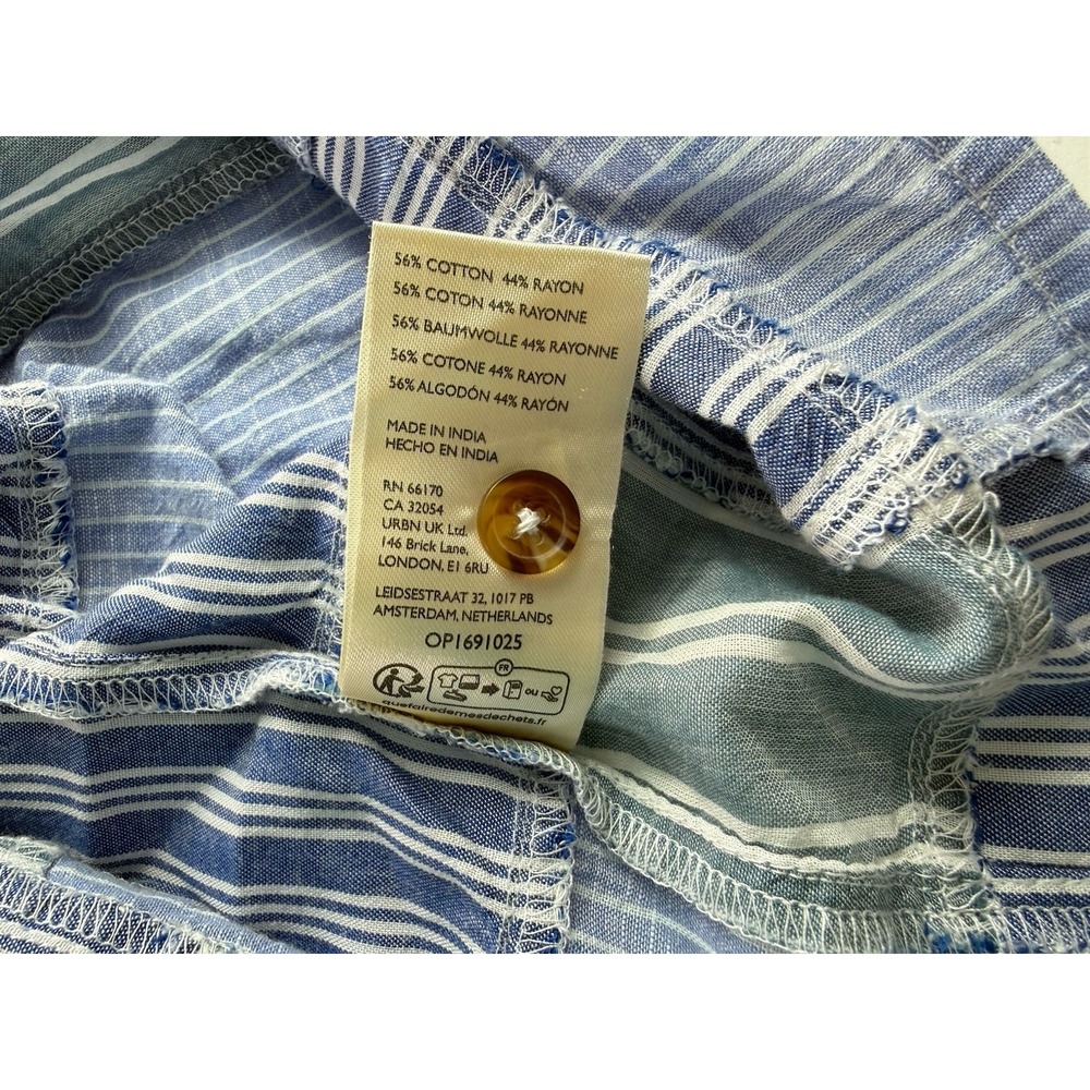 Anthropologie Pilcro Patchwork Tiered Ruffle Sleeveless Top Size 1X NEW - Picture 12 of 12